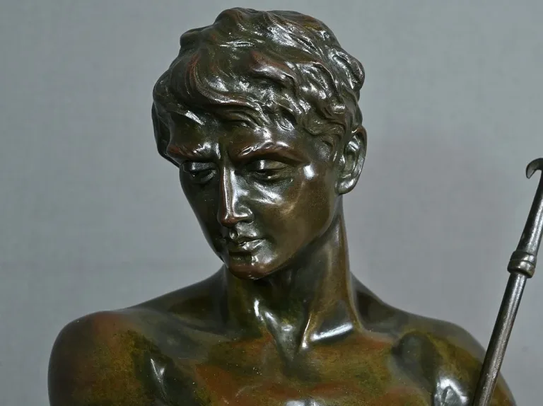 BRONZESKULPTUR von H. FUGERE