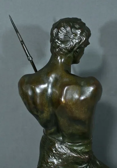 BRONZESKULPTUR von H. FUGERE