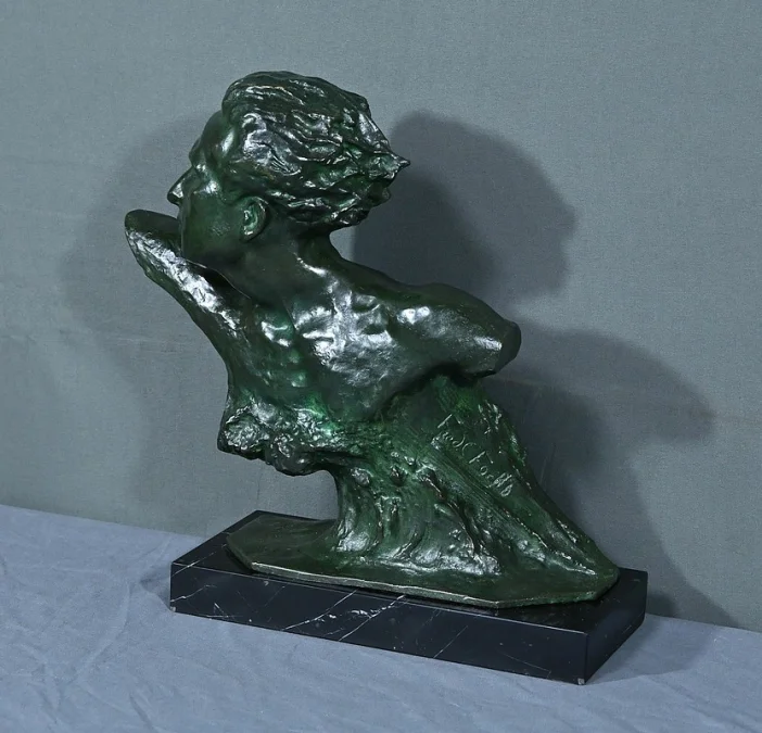 BRONZE von JEAN MERMOS von F. FOCHT