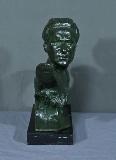 BRONZE von JEAN MERMOS von F. FOCHT