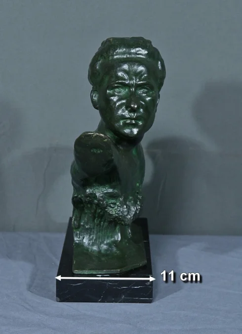 BRONZE von JEAN MERMOS von F. FOCHT