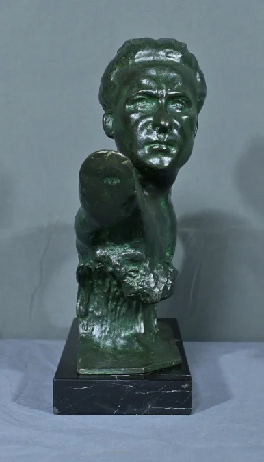 BRONZE von JEAN MERMOS von F. FOCHT