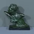 Bronze « Jean Mermoz » par F. Focht, Art Déco – 1930