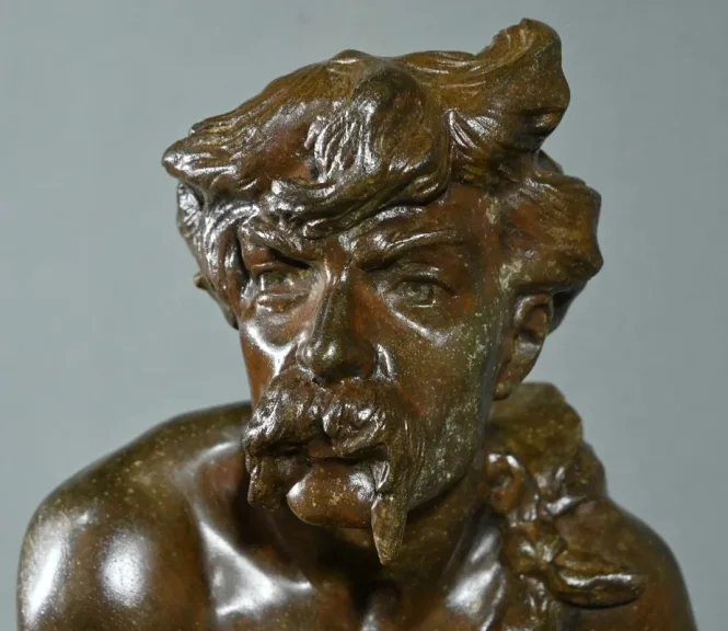 SPELTER STATUETTE converted into a lamp