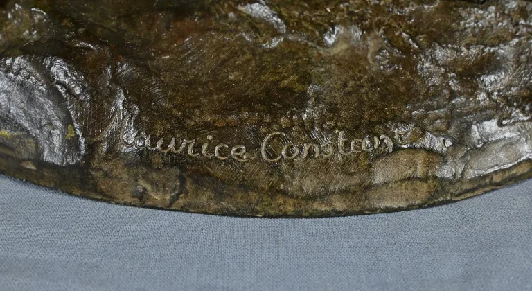 BRONZESKULPTUR signiert M. CONSTANT