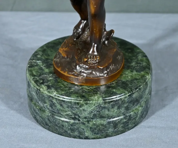 BRONZE-PUTTO signiert A. MOREAU