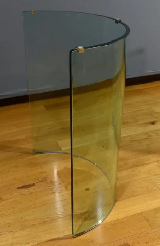 GLASS TABLE attributed to FIAM ITALY