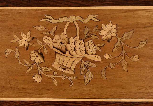 Table Travailleuse en Marqueterie, style Napoléon III – Fin XIXe
