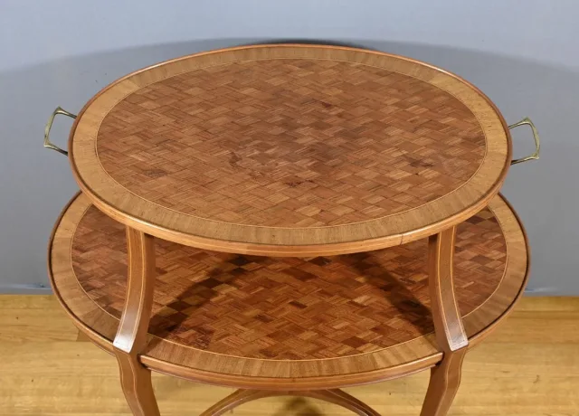 Table à Thé en Acajou – Fin XIXe