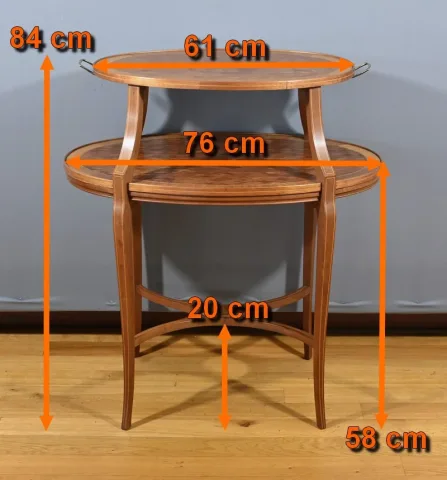 Table à Thé en Acajou – Fin XIXe