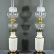 Lampes à Pétrole en Céramique, Maison Numberger-Lemonon – Milieu XIXe