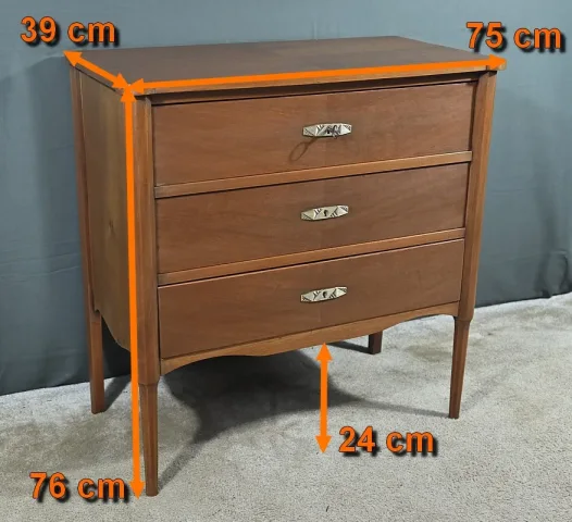 ART DECO PERIOD  CHEST OF DRAWERS