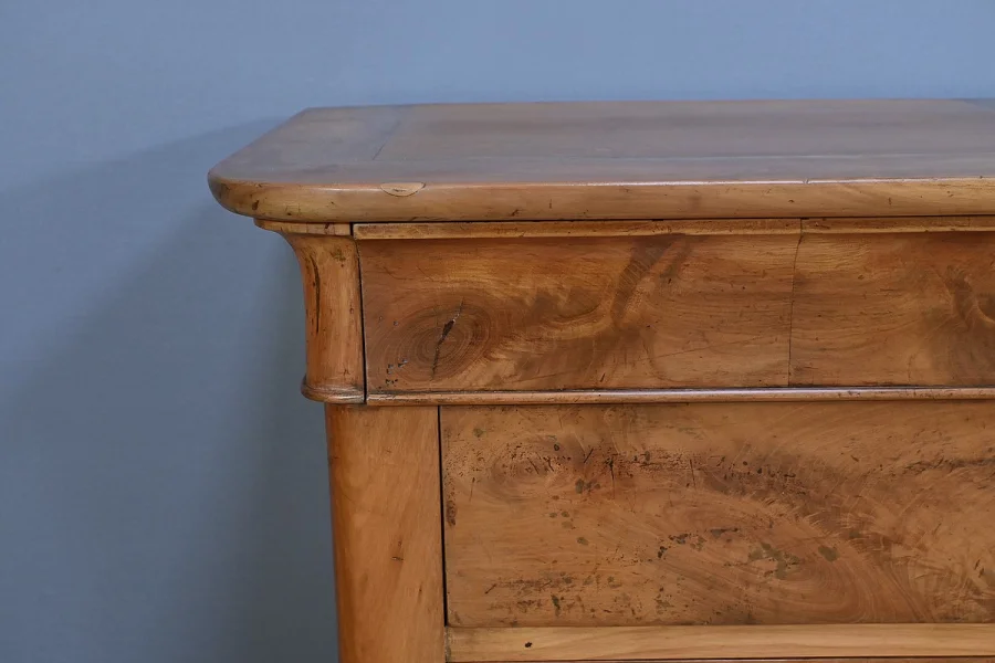 Commode en Merisier, époque Restauration - Début XIXe