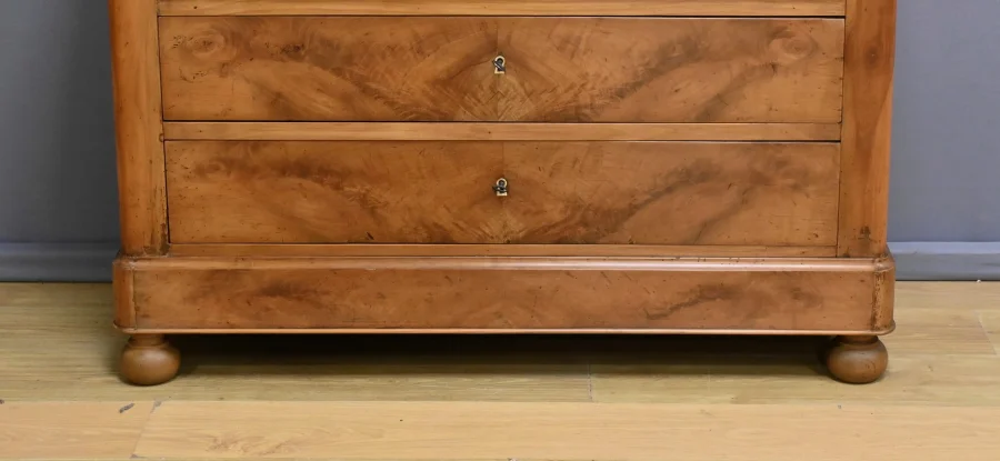 Commode en Merisier, époque Restauration - Début XIXe