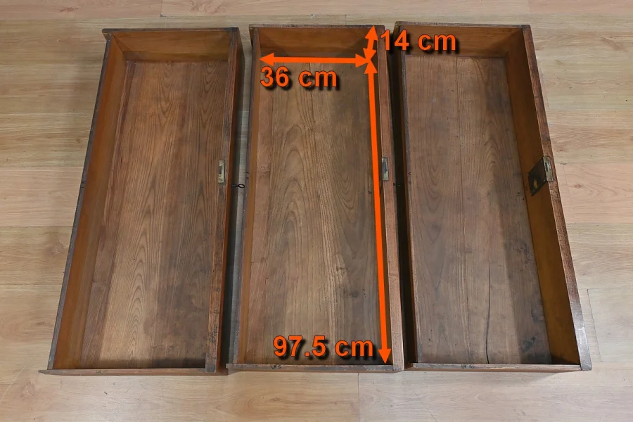 Commode en Merisier, époque Restauration - Début XIXe