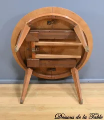 Table 4 à 10 Couverts en Merisier – 1950