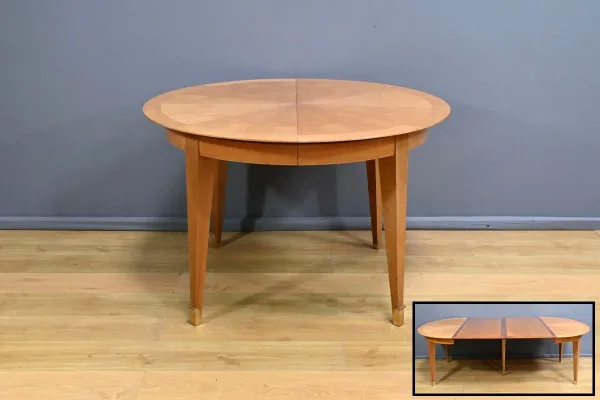 RONDE UITSCHUIFBARE TAFEL