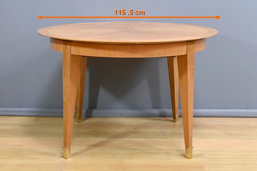 Table 4 à 10 Couverts en Merisier – 1950