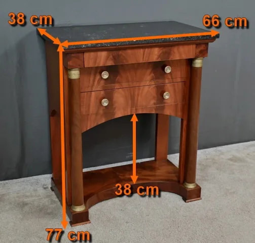 FRENCH EMPIRE STYLE CHEST OF DRAWERS