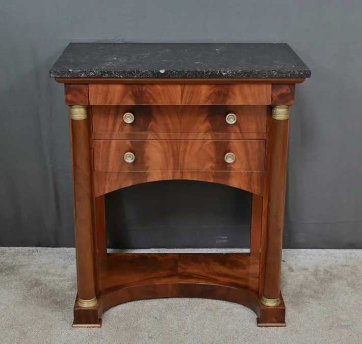 Petite Commode Chiffonnière en Acajou, style Empire – 1ère partie XXe