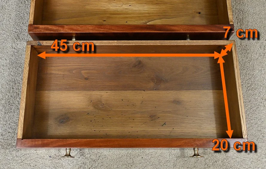 Petite Commode Chiffonnière en Acajou, style Empire – 1ère partie XXe