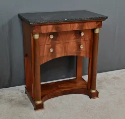 Petite Commode Chiffonnière en Acajou, style Empire – 1ère partie XXe
