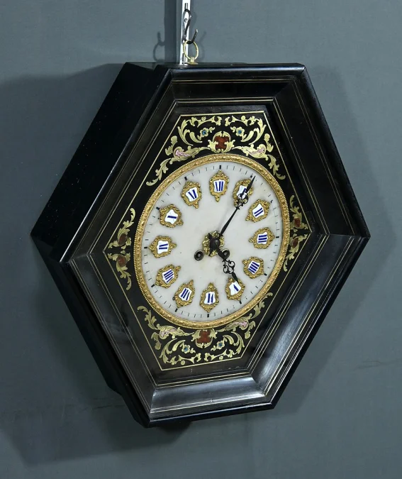 Horloge Murale « Œil de Bœuf », époque Napoléon III – Milieu XIXe