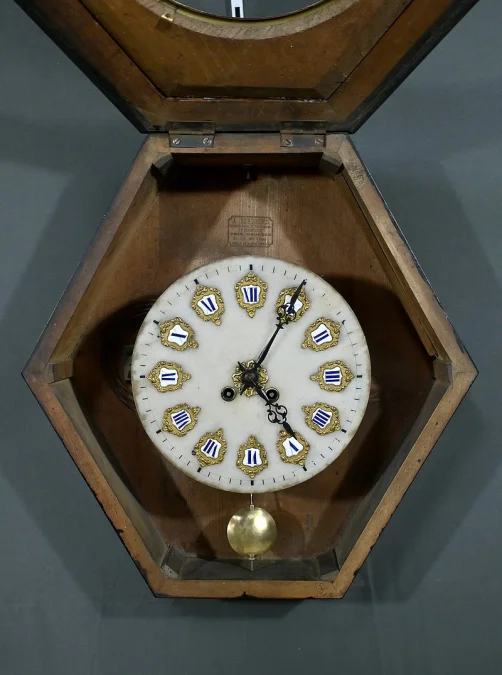 Horloge Murale « Œil de Bœuf », époque Napoléon III – Milieu XIXe