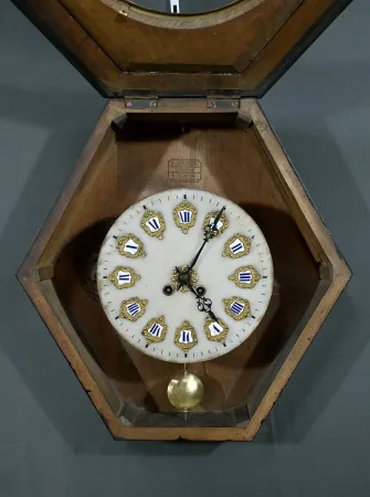 Horloge Murale « Œil de Bœuf », époque Napoléon III – Milieu XIXe