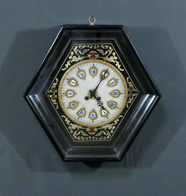 Horloge Murale « Œil de Bœuf », époque Napoléon III – Milieu XIXe