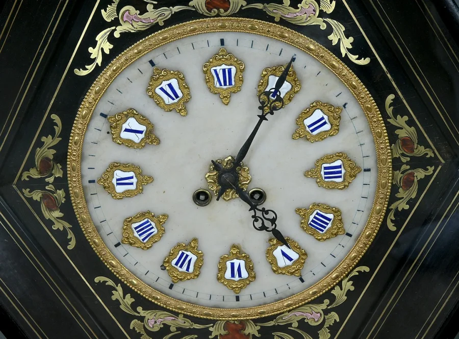 Horloge Murale « Œil de Bœuf », époque Napoléon III – Milieu XIXe