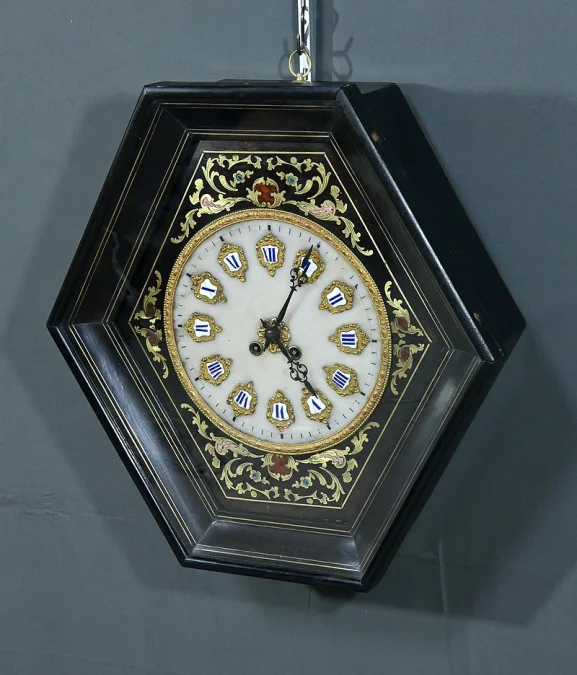 Horloge Murale « Œil de Bœuf », époque Napoléon III – Milieu XIXe