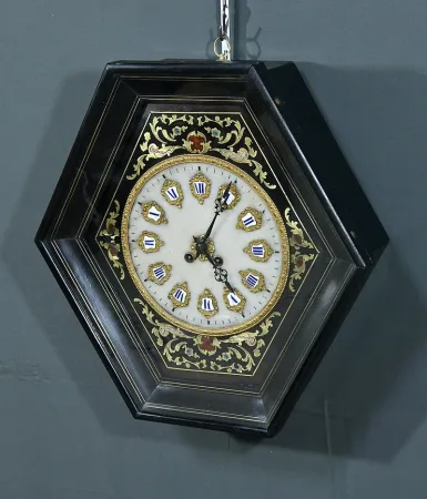 Horloge Murale « Œil de Bœuf », époque Napoléon III – Milieu XIXe