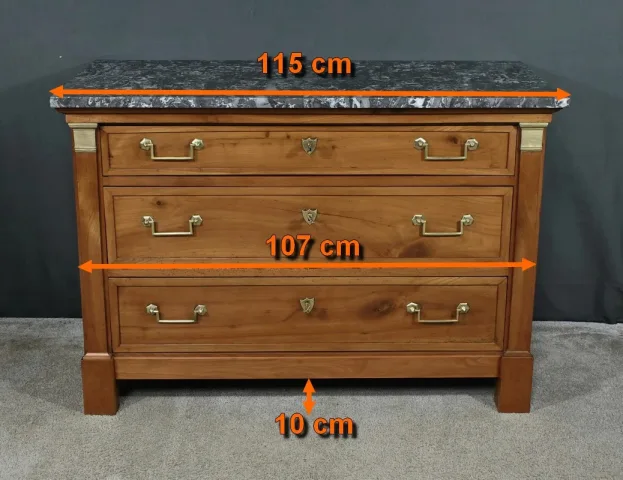 Petite Commode de Propriété en Merisier, époque Directoire – Début XIXe