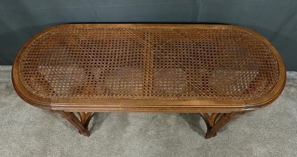 Banc de Piano en Noyer, style Louis XVI – Fin XIXe