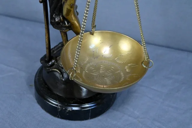 Bronze Allégorie de la Justice, d’après C.Franchomme – Début XXe