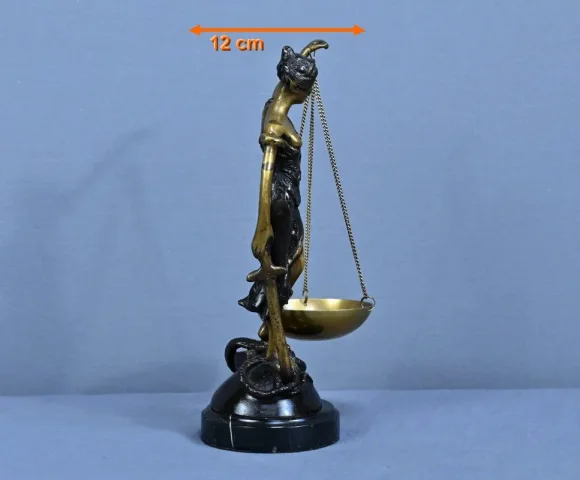Bronze Allégorie de la Justice, d’après C.Franchomme – Début XXe