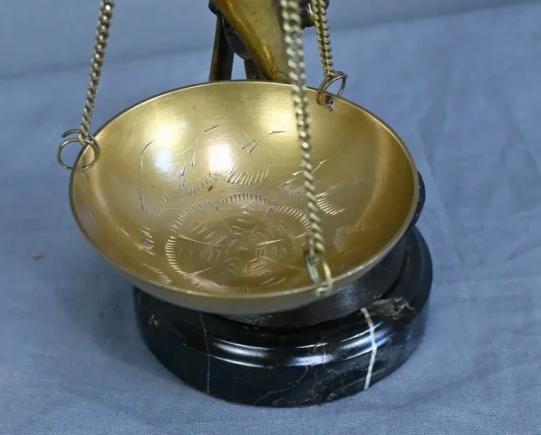 Bronze Allégorie de la Justice, d’après C.Franchomme – Début XXe