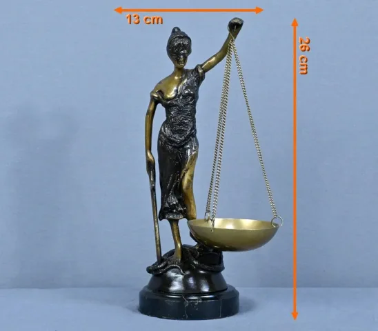 Bronze Allégorie de la Justice, d’après C.Franchomme – Début XXe