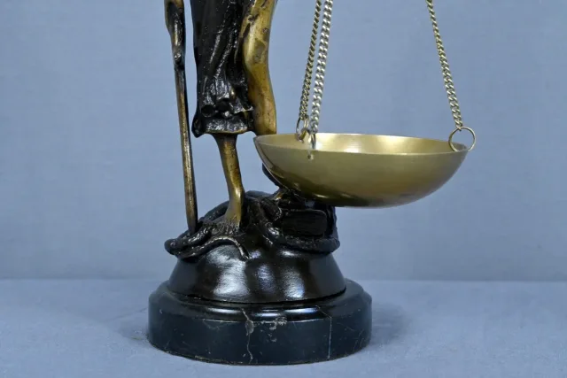 Bronze Allégorie de la Justice, d’après C.Franchomme – Début XXe