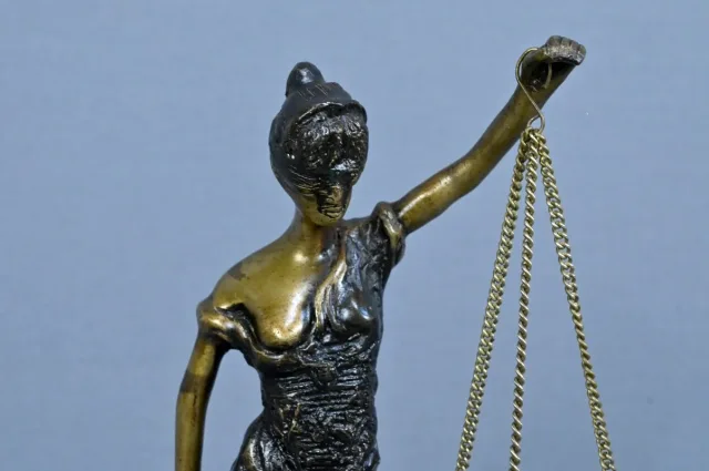Bronze Allégorie de la Justice, d’après C.Franchomme – Début XXe
