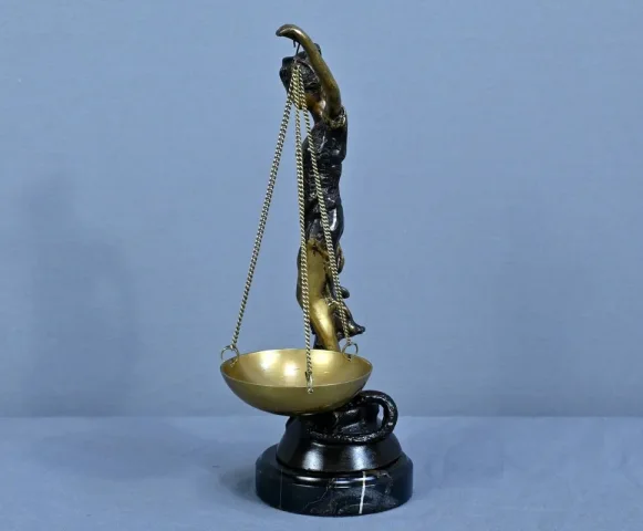 Bronze Allégorie de la Justice, d’après C.Franchomme – Début XXe