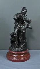 BRONZESKULPTUR von V. ROUSSEAU