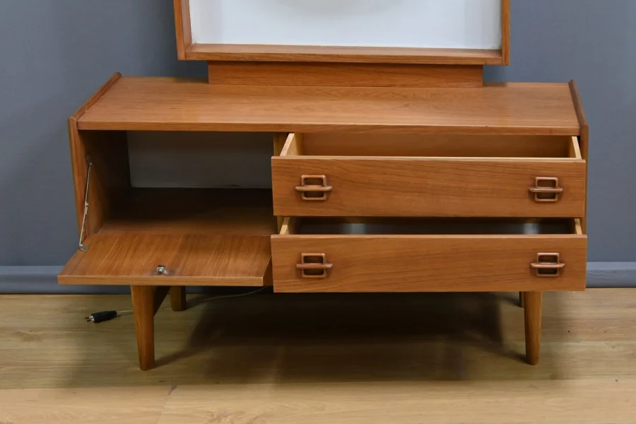 Coiffeuse Scandinave en Teck – 1960