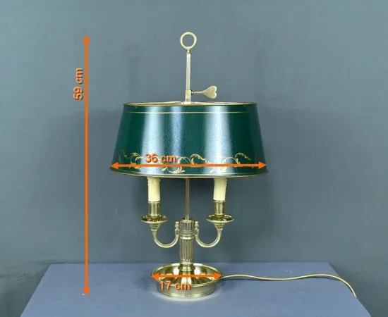 Lampe Bouillotte à 2 Lumières – Début XXe