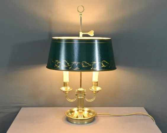 Lampe Bouillotte à 2 Lumières – Début XXe