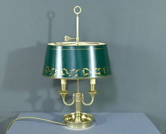 Lampe Bouillotte à 2 Lumières – Début XXe