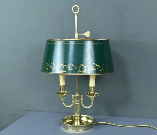Lampe Bouillotte à 2 Lumières – Début XXe