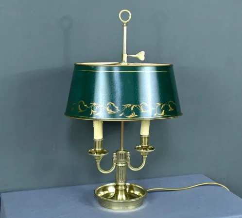 Lampe Bouillotte à 2 Lumières – Début XXe