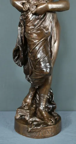 Important Bronze « Nycia » de Ch. Le Bourg – 2ème partie XIXe